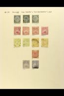 1878-1951 MINT & USED COLLECTION On Leaves, Inc 1881-99 1s Used, 1903 Set To 1s Mint, 1904-09 To 1s (toned... - Fiji (...-1970)