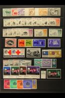 1953-66 FINE MINT COLLECTION Includes 1956-57 Set, 1960 Birds Complete Definitive Set, 1964 Battle Set, 1966... - Falkland