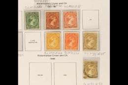 1886-1946 A Useful Mainly Fresh Mint Collection On Pages, Incl. QV To 6d, 9d And 1s (2, One Used), 1904-07 2d And... - Falklandinseln