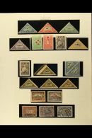 1918-1941 COLLECTION ON LEAVES Mint And Used, Mainly Fine And Fresh. Note 1919-20 Ship Set Mint, 1923 (1 Oct) Air... - Estland