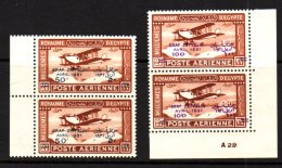 1931 50m And 100m Zeppelin Set, SG 185/6,  In Vertical NHM Pairs. (4 Stamps) For More Images, Please Visit... - Autres & Non Classés