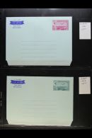 POSTAL STATIONERY AEROGRAMMES (AIR LETTER SHEETS) 1963-1971 Very Fine Mint All Different Collection On Stock... - Dubai