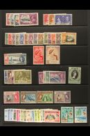 1935-63 FINE MINT COLLECTION Includes 1935 Silver Jubilee Set, 1938-47 ½d To 10s Complete Definitives Et,... - Dominique (...-1978)