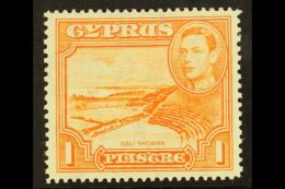 1938-51 1pi Orange, Perf 13½ X 12½, SG 154a, Fine Mint. For More Images, Please Visit... - Sonstige & Ohne Zuordnung