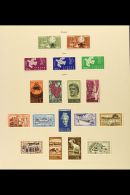 1937-1980 VERY FINE MINT All Different Collection On Album Leaves. Note 1962 Definitives Complete Set And Later... - Autres & Non Classés