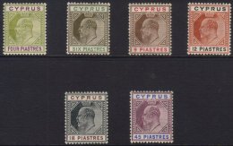 1904-10 4pi To 45pi SG 66/71, Very Fine Mint. (6 Stamps) For More Images, Please Visit... - Andere & Zonder Classificatie