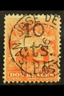 1882 10cts On 2r Red, Scott 14, SG 11, Fine Cds Used For More Images, Please Visit... - Costa Rica