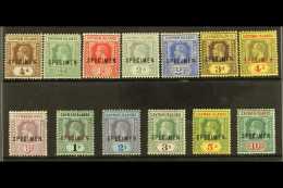 1912-20 Complete Set With "SPECIMEN" Overprints, SG 40s/52s, Fine Mint, Fresh Colours, Attractive. (13 Stamps) For... - Iles Caïmans