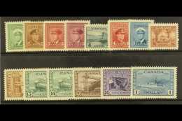 1942-48 War Effort Set, SG 375/88, Very Fine Mint (14 Stamps) For More Images, Please Visit... - Sonstige & Ohne Zuordnung