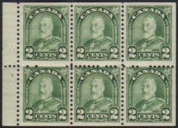1930-31 2c Green ROTARY Printing, Boolet Pane Of Six, Unitrade 164ai, Fine Never Hinged Mint, Scarce ! For More... - Sonstige & Ohne Zuordnung