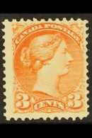 1873 3c Orange Red, Perf 11½x12, Montreal Printing, SG 96, Fine And Fresh Mint. For More Images, Please... - Andere & Zonder Classificatie