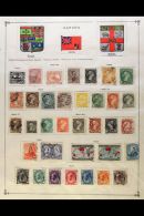 1859-1922 LOVELY ALL DIFFERENT USED COLLECTION An Attractive Collection Presented On Both Sides Of An Old Printed... - Autres & Non Classés