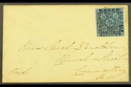 1856 (28 Mar) Pretty Little Envelope From Annapolis To Kentville Bearing 3d Deep Blue Imperf (SG 2) With 4 Good... - Sonstige & Ohne Zuordnung