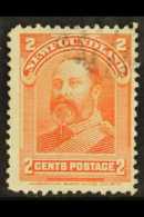 1897-1918 2c Vermilion MAJOR RE-ENTRY Position 91, Unitrade 82ii, Lightly Used, Fresh & Scarce. For More... - Other & Unclassified