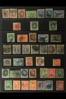 1880-1908 ALL DIFFERENT USED COLLECTION Includes 1880-82 Complete Set With All Three 1c Brown Shades And Both 3c... - Autres & Non Classés