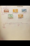 1868-1939 MINT AND USED COLLECTION In An Old Album. Note 1897 Discovery Anniversary Range To 35c Mint & 60c... - Other & Unclassified