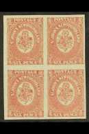 1862-64 6d Rose-lake, SG 20, NHM Block Of 4. Superb (1 Block) For More Images, Please Visit... - Other & Unclassified