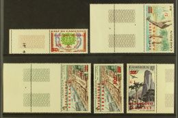 1961 OVERPRINT VARIETIES Very Fine Mint All Different Group, Inc 1961 2s6d On 30f, 5s On 100f & 10s On 200f... - Altri & Non Classificati