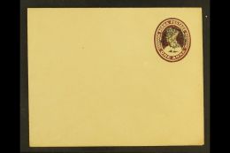 JAPANESE OCCUPATION BURMA INDEPENDENCE ARMY 1942 1a Red-brown Postal Stationery Envelope With Peacock Overprint... - Birmanie (...-1947)