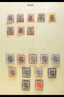 1906-1924 MINT COLLECTION On Leaves, ALL DIFFERENT, Inc 1906 Opts Set To 10c On 16c, 1907-10 Set, 1908-22 Vals To... - Brunei (...-1984)