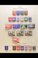 1952-1961 VERY FINE MINT A Complete Basic Run, SG 42 Through To SG 93, Including All Three Types 2R On 2s6d, SG... - Bahreïn (...-1965)