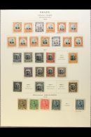 OFFICIALS 1906-1919 ALL DIFFERENT MINT Collection On Printed Album Page. With 1906 (11 Different Values) To... - Other & Unclassified