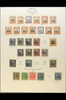 OFFICIALS 1906-1919 ALL DIFFERENT MINT Collection On Printed Album Page. With 1906 (11 Different Values) To... - Andere & Zonder Classificatie