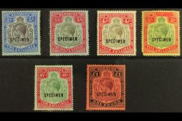 1918 - 22 Geo V Keytypes, Wmk MCA, 2s - £1, Overprinted "Specimen", SG 51bs/5s, Fine To Very Fine Mint Part... - Bermuda