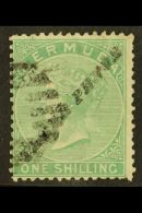 1874 3d On 1s Green, SG 13, Fine Used With Repaired Tear & A Few Slightly Short Perfs. Cat £850. For... - Bermudes