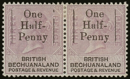 1888 ½d On 3d Pale Reddish Lilac And Black, SG 29, Superb Mint Pair. For More Images, Please Visit... - Autres & Non Classés