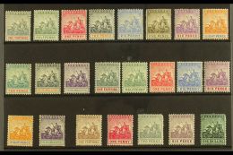 1892-1910 "Seal Of Colony" All Three Complete Sets (SG 105/15, 135/44 And 163/69) Fine/very Fine Mint. (23 Stamps)... - Barbades (...-1966)