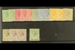 1912-19 Complete MCA Set SG 81/89, With Additional Shades Of ½d, 1d (2), 2½d, 4d And 5s, Fine &... - Autres & Non Classés