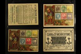 ADVERTISING CARDS - CIRCA 1908 A Scarce & Attractive Group Of Colourful Advertising Cards, 3 Different Types,... - Altri & Non Classificati