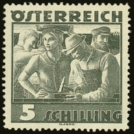 1934 COSTUMES - RARE COLOUR TRIAL 5s Printed In Green, Mi. 587 P I, Very Fine Mint, Cat Mi €2000 As NHM... - Sonstige & Ohne Zuordnung