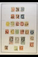 1850-1986 MINT AND USED COLLECTION On Album Pages, Includes 1850-54 3kr X3, 6kr, And 9kr Used, A Good Range Of... - Other & Unclassified