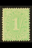 POSTAGE DUE 1908-09 1s Dull Green, Perf 11½ X 11, SG D58, Fine Mint. For More Images, Please Visit... - Andere & Zonder Classificatie