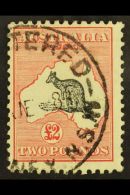 1931-36 £2 Black And Rose 'Roo, SG 138, Very Fine Used. For More Images, Please Visit... - Sonstige & Ohne Zuordnung