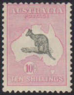 1929-30 10s Grey & Pink 'Roo, Wmk Mult Crown Over A, SG 111, Centred To Top, Otherwise Fine Mint. For More... - Altri & Non Classificati