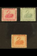 WESTERN AUSTRALIA 1888 1d, 2d & 4d Wmk Crown CA Sideways Set, SG 103/5, Very Fine Mint (3). For More Images,... - Andere & Zonder Classificatie