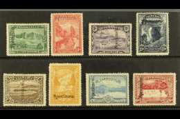 TASMANIA 1899 Pictorial Set Ovptd "Specimen", SG 229s/236s, Very Fine Mint, Large Part Og. (8 Stamps) For More... - Andere & Zonder Classificatie