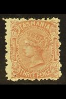 TASMANIA 1871-75 3d Red-brown, Perf 12, SG 152, Fine Mint. For More Images, Please Visit... - Andere & Zonder Classificatie