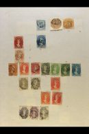 TASMANIA 1853-1905 POWERFUL OLDE TYME MINT & USED COLLECTION. An Old M & U Collection On Several Pages... - Other & Unclassified