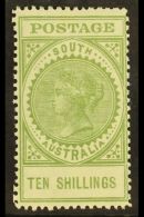 SOUTH AUSTRALIA 1904-11 10s Green, SG 291, Very Fine Mint. For More Images, Please Visit... - Sonstige & Ohne Zuordnung