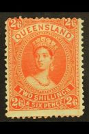 QUEENSLAND 1882-95 2s6d Vermilion, Perf 12, Watermark W5, SG 153, Mint With Lovely Fresh Colour. For More Images,... - Andere & Zonder Classificatie