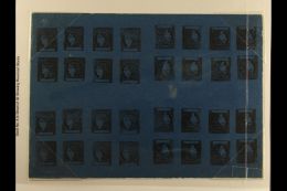 CORRIENTES 1860-71 (3c) Deep Blue, SG P59, Magnificent Complete Sheet With Four Tete Beche Plates Of Eight, Fresh... - Autres & Non Classés