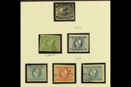 BUENOS AIRES 1859-1862 FINE USED All Different Group, Comprising 1859 1p (:IN Ps) Steamship (3 Margins), 1859 4r... - Autres & Non Classés