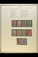 1935-43 MUESTRA OVERPRINTS Issues From 1935 Definitives To 1943 Book Fair, Plus 1940 Airmails And A Few Officials,... - Autres & Non Classés