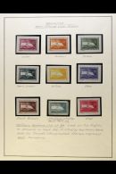 1912 AIR SEMI-OFFICIAL 5c "Military Aviation Club" - 8 Imperf Proofs In Different Colours On Thin Paper, Very Fine... - Other & Unclassified