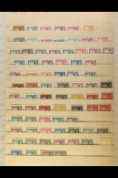 1899-1903 LIBERTY SEATED - COLOUR TRIALS & PROOFS Every Value ½c To 20p, As Scott 122/42, In Various... - Sonstige & Ohne Zuordnung