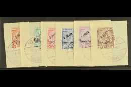 1914 (March) Arrival Of Prince William Complete Set Mi. 35/40 (SG 33/38), Each On A Piece With Crisp Vlone ,arch... - Albanie